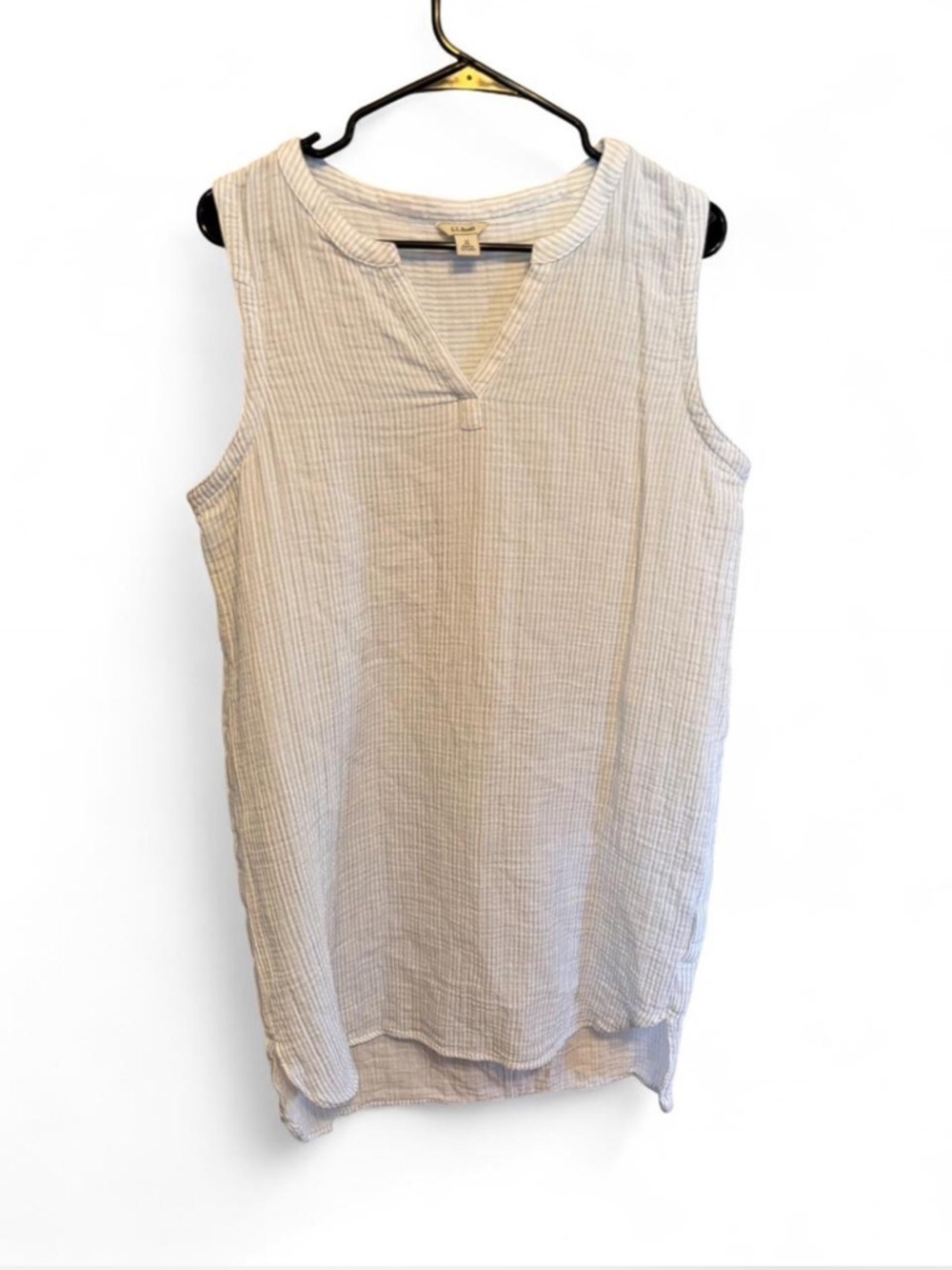 L.L. Bean Cloud Gauze Stripe coverup dress